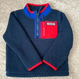 Vineyard vines fleece pullover size 2T